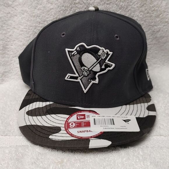 New Era 9FIFTY Pittsburgh Penguins Snapback Hat - New - Picture 1 of 8